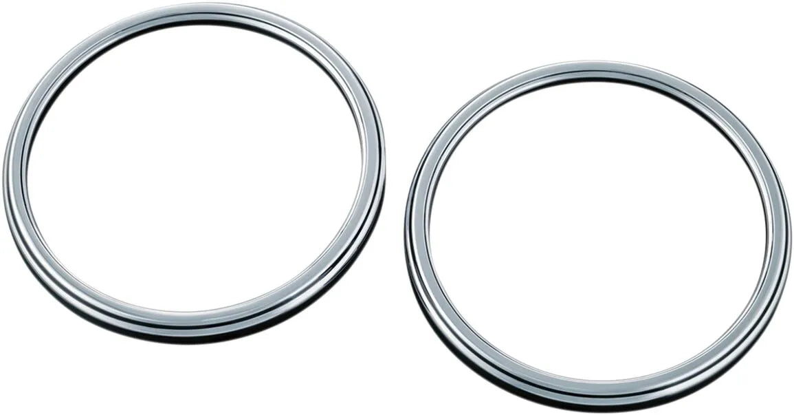 Kuryakyn Front Speaker Accents - Chrome Finish