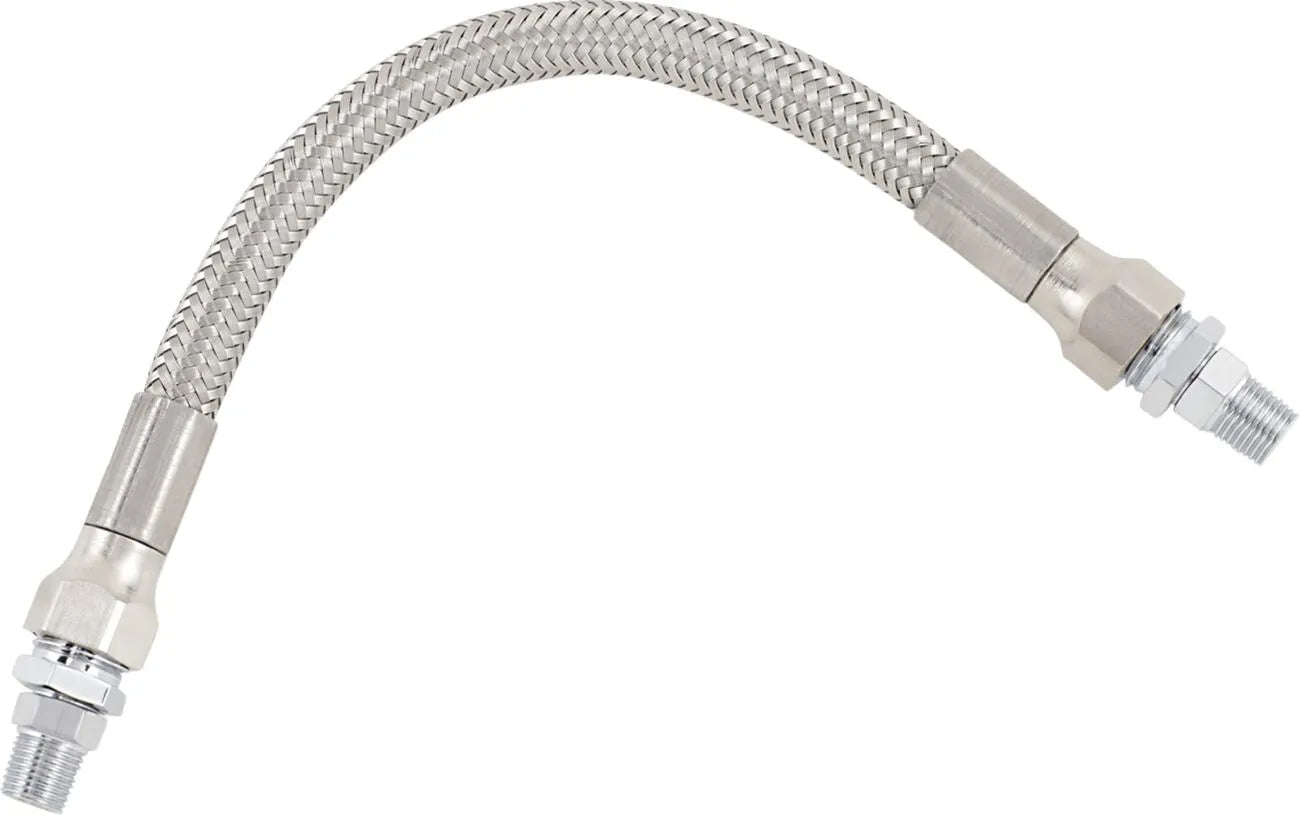 Drag Specialties Universal Stainless Steel Oil Line 8"