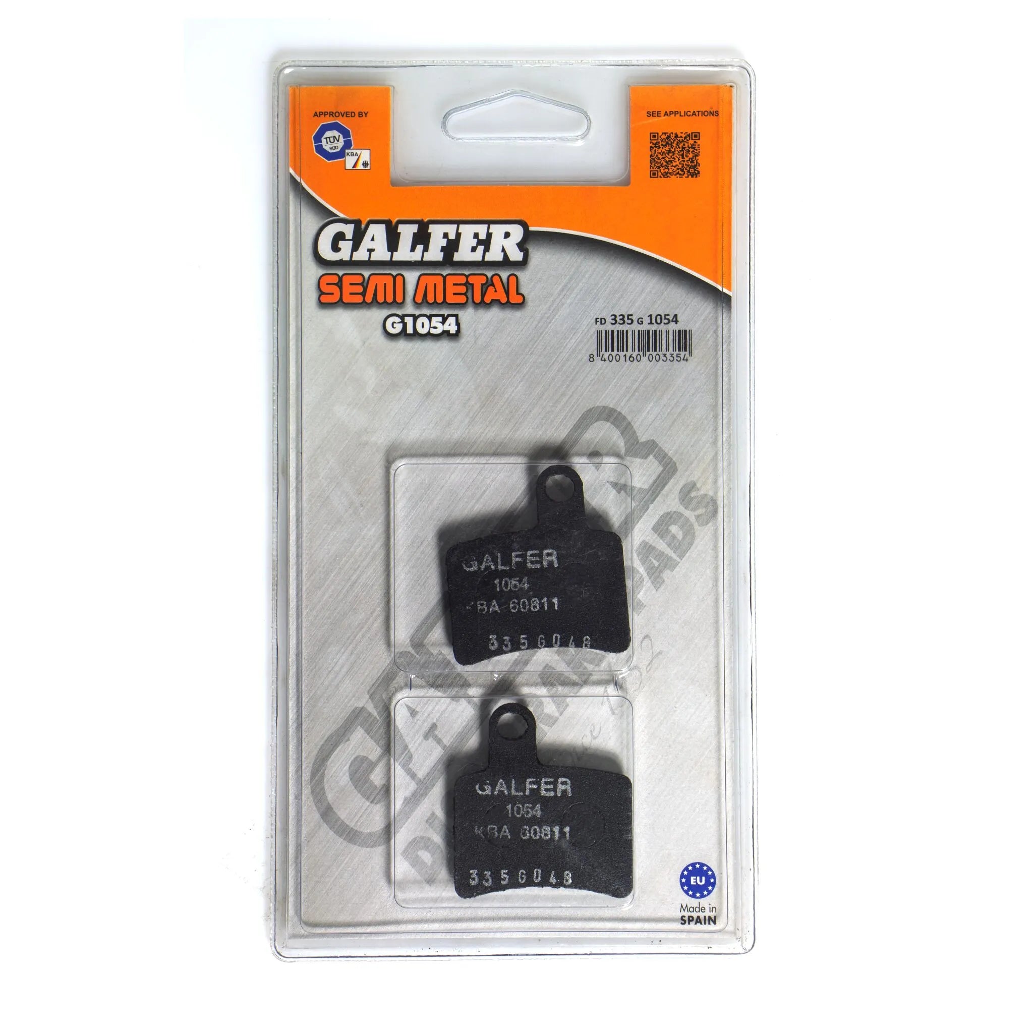 Galfer Semi-metallic Brake Pads For Oem Replacement - Rear