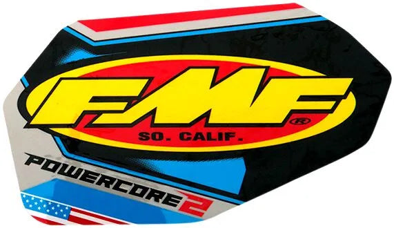 Fmf Exhaust Replacement Decal With Fmf Logo