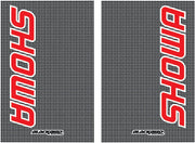 Blackbird Racing Fork Stickers - Red/white Vinyl