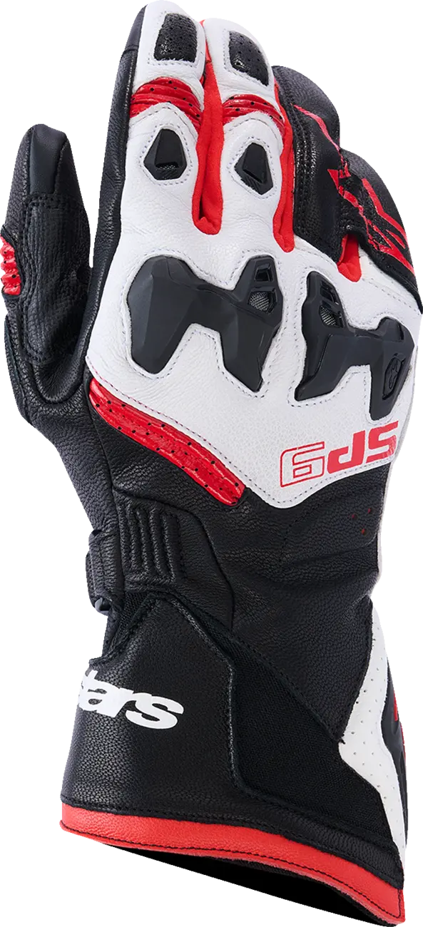 Alpinestars SP-9 Gloves Black/White/Red