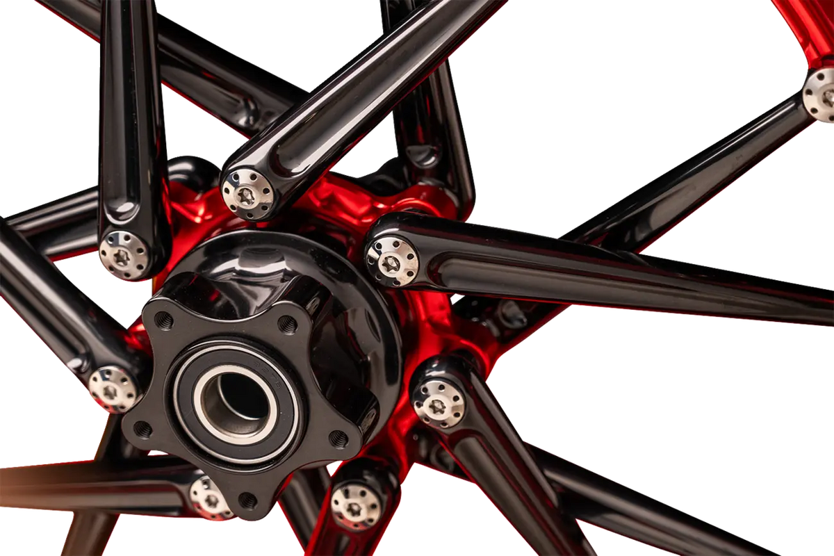 Arlen Ness Spoken Rim 21x3.50 Red/Black