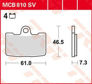 Trw Sv Series Sintrede Bremseklodser - Foran