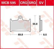 Trw Sv Series Sintered Brake Pads - High Performance - Front
