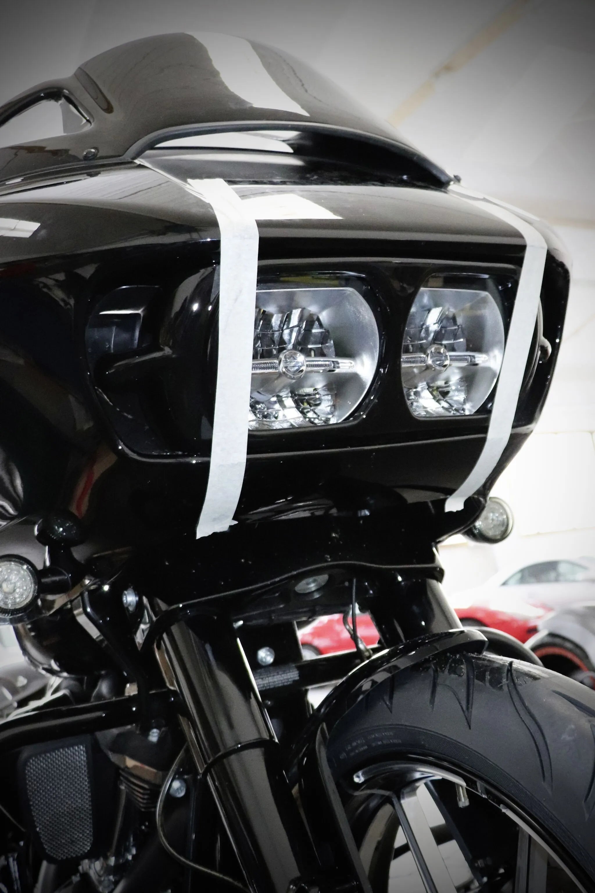 Cult Werk Headlight Mask - Black Abs