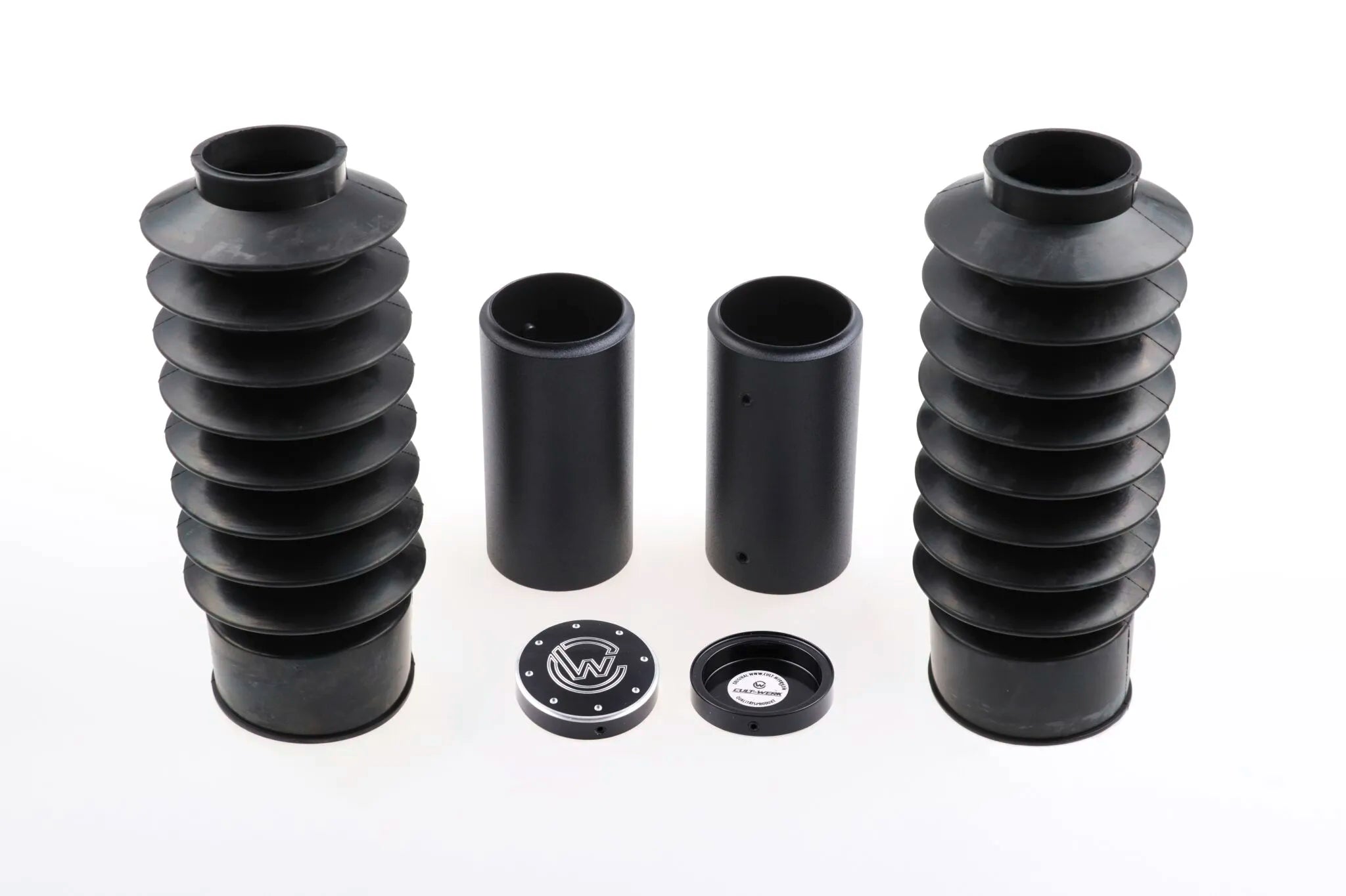 Cult Werk Fork Covers In Gloss Black