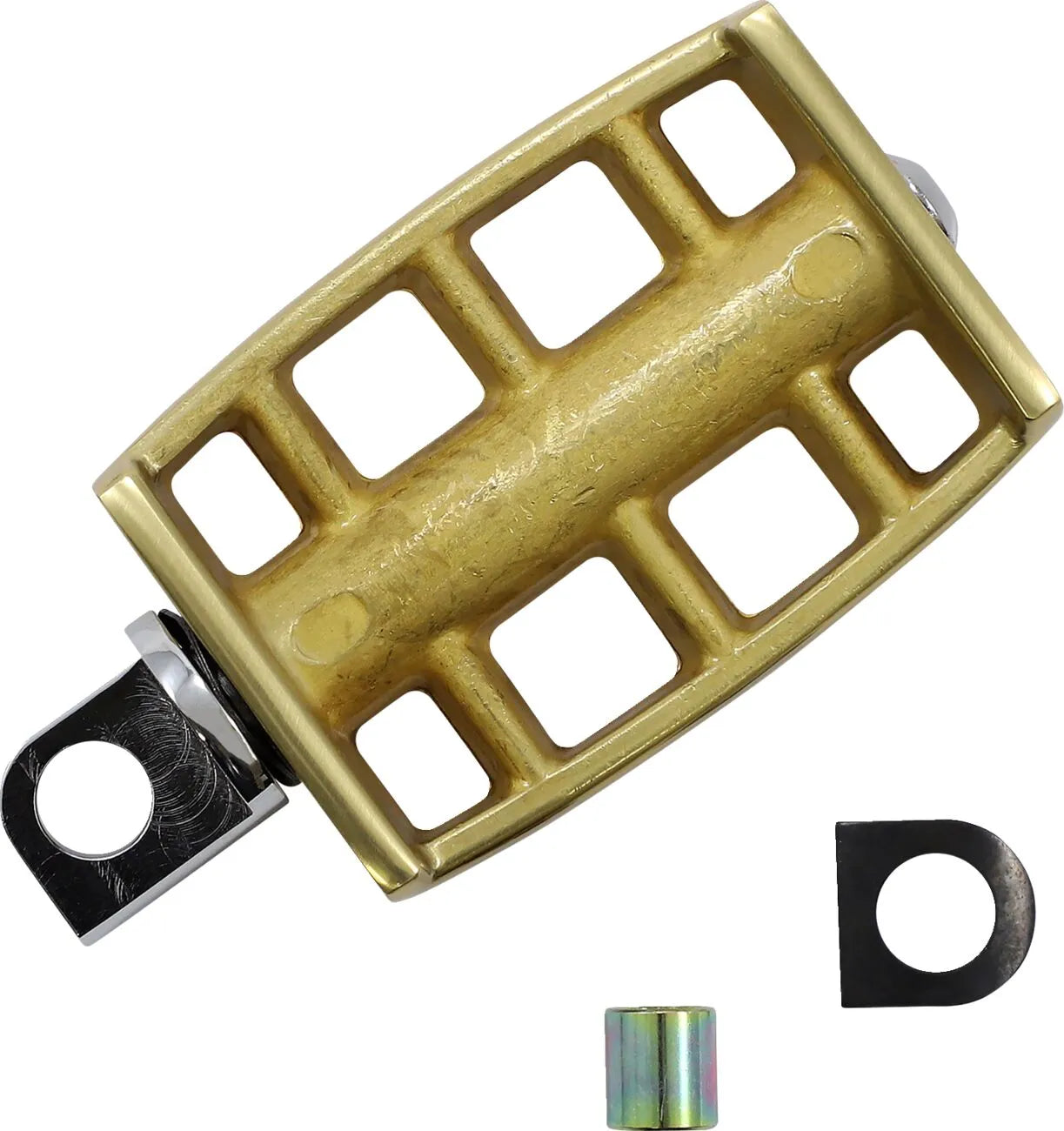 DRAG SPECIALTIES Brass Kickstarter Pedal for Big Twin