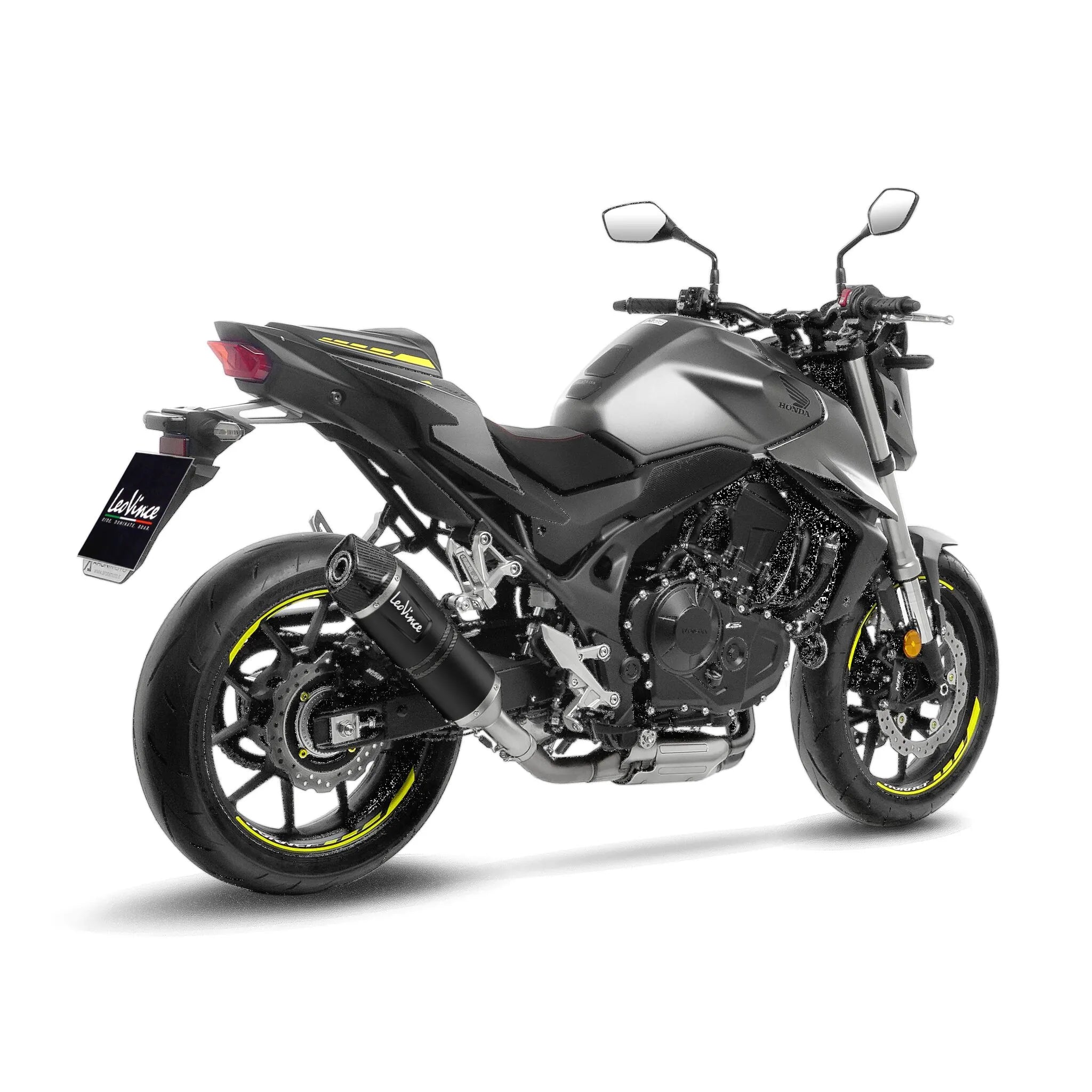 Leovince Lv One Evo Black Edition Slip-on Lyddæmper - ECE Godkendt til Gadebrug