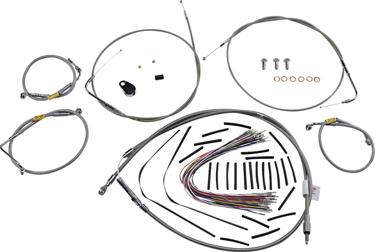 Burly Brand Control Cable Kit for 13" Bagger Handlebars