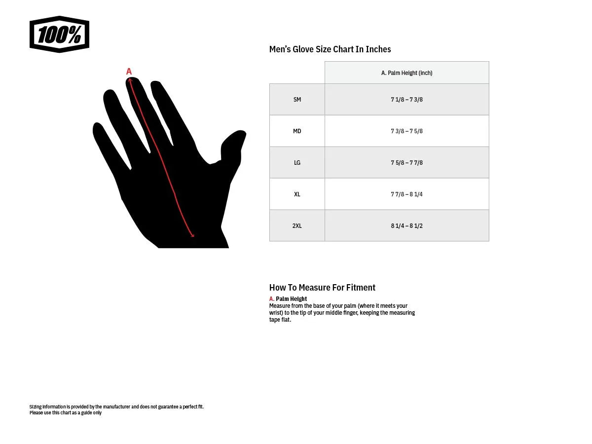 100% iTrack Gloves Navy