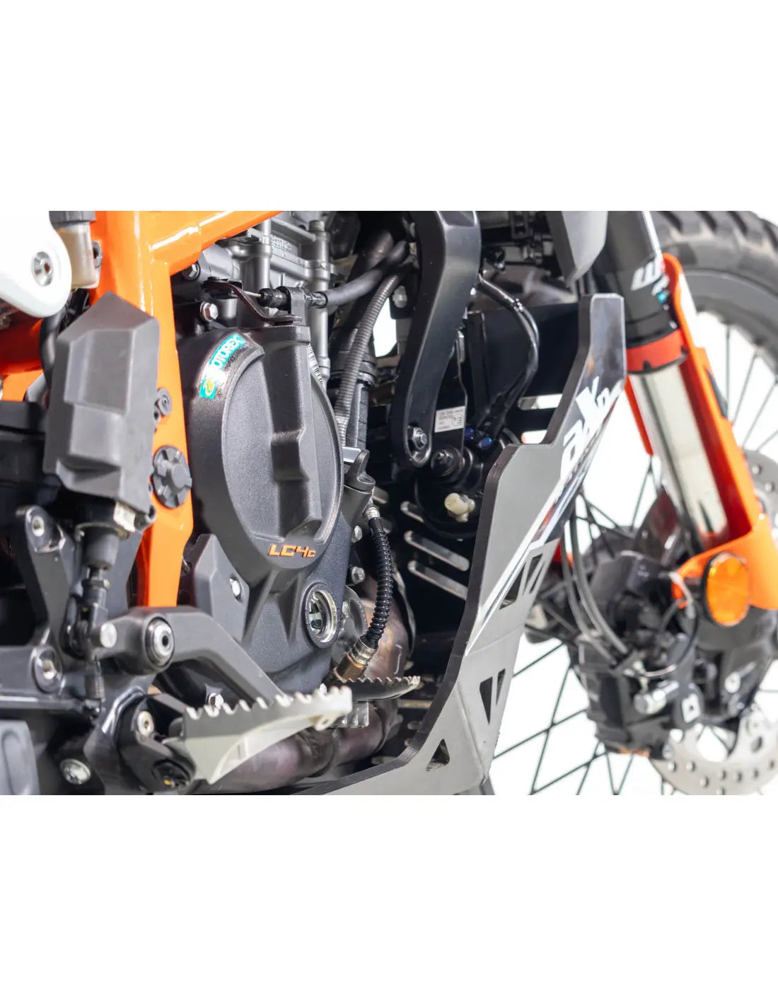 Axp Racing Adventure Skid Plate 8mm Black for KTM 125 Enduro R