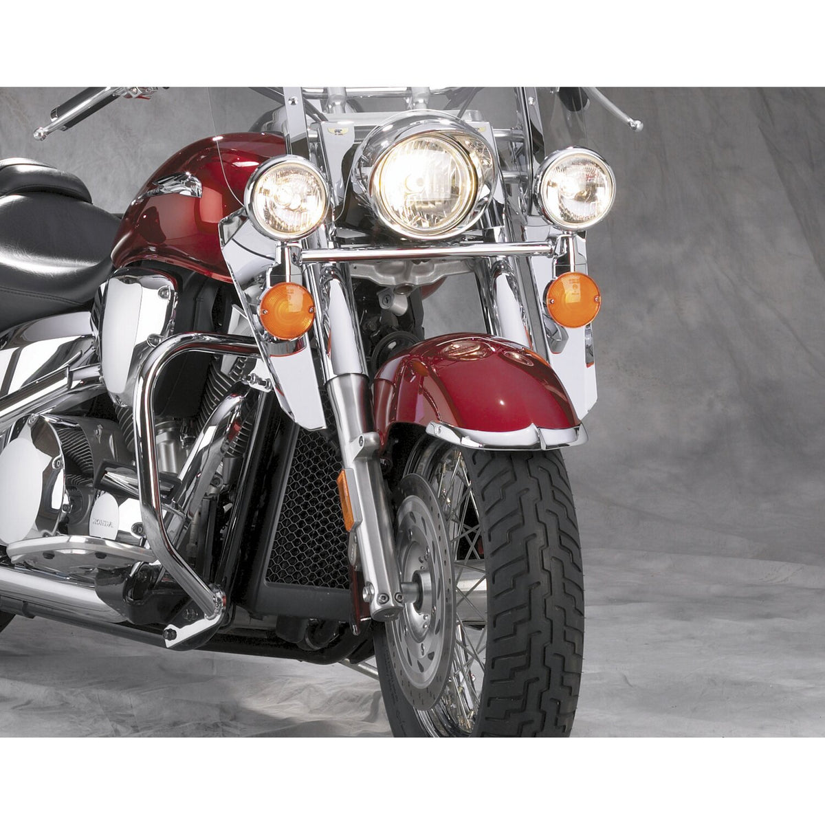 National Cycle cast front fender tip set chrome