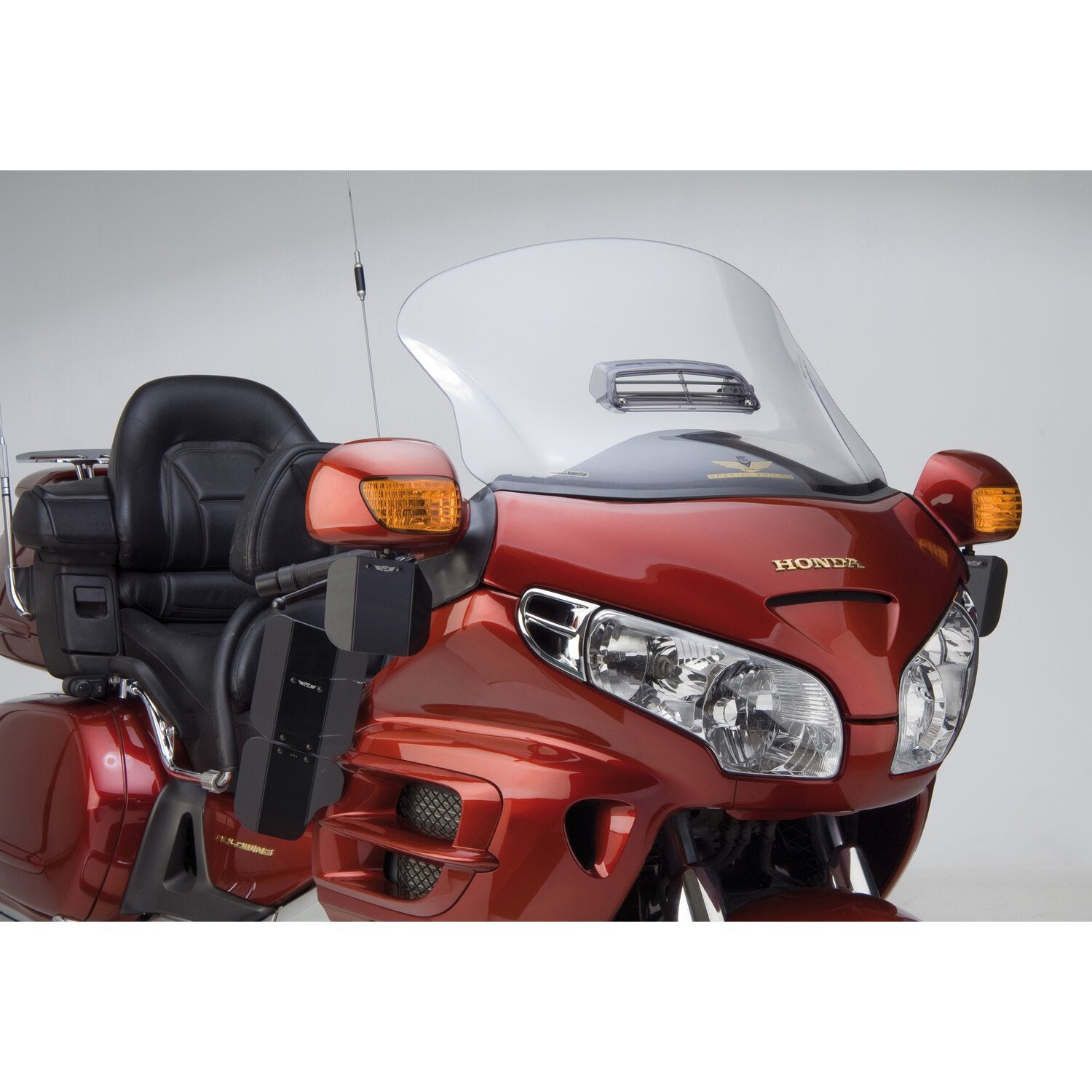 National Cycle fairing mount wing deflectors dark tinted