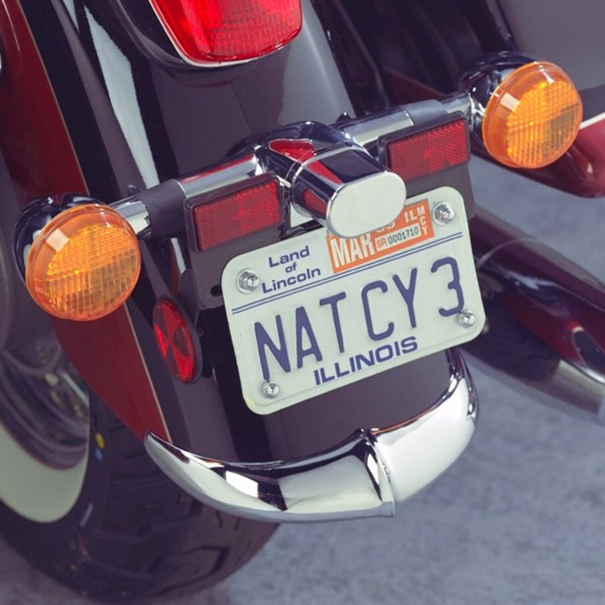 National Cycle cast rear fender tip chrome