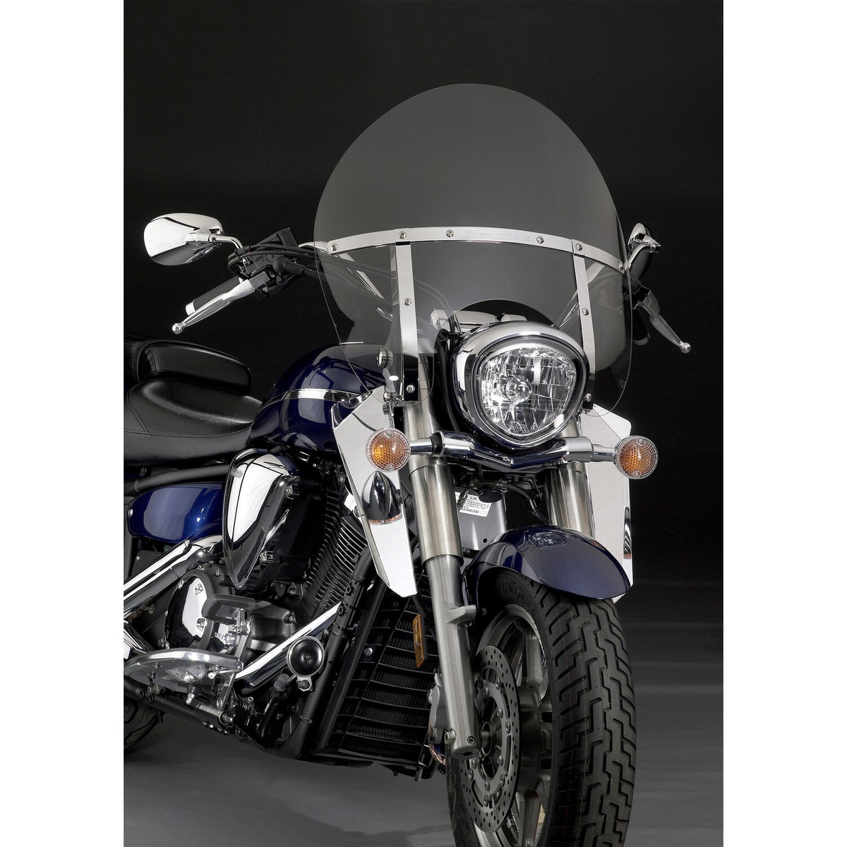 National Cycle SwitchBlade® Quick Release Windshield Chopped™ Clear