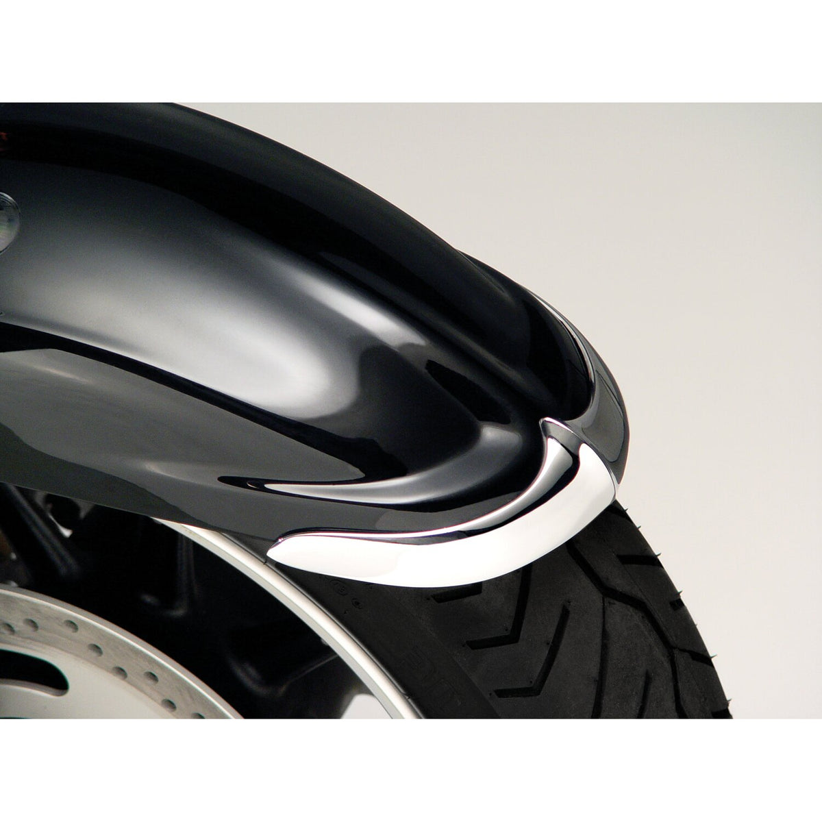 National Cycle cast front fender tip set chrome