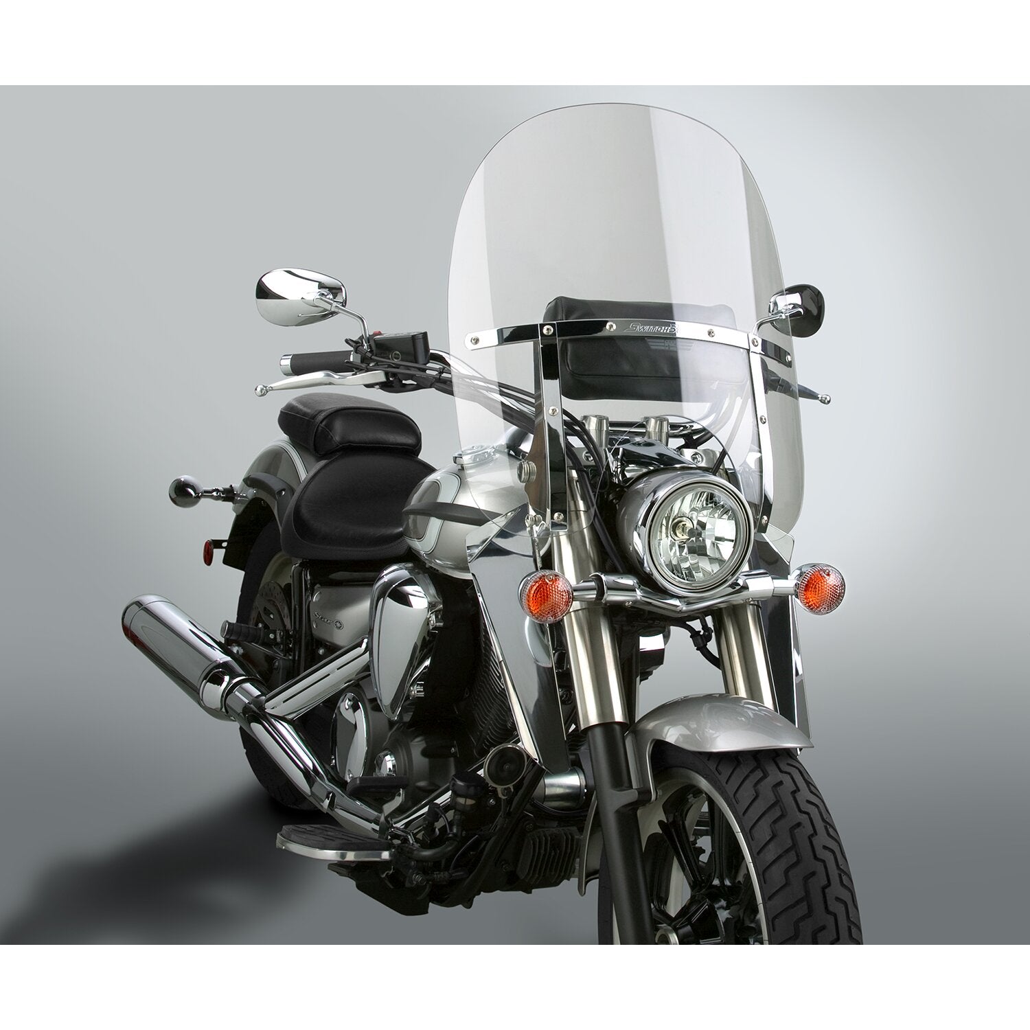 National Cycle SwitchBlade® Quick Release Windshield 2-Up® Clear
