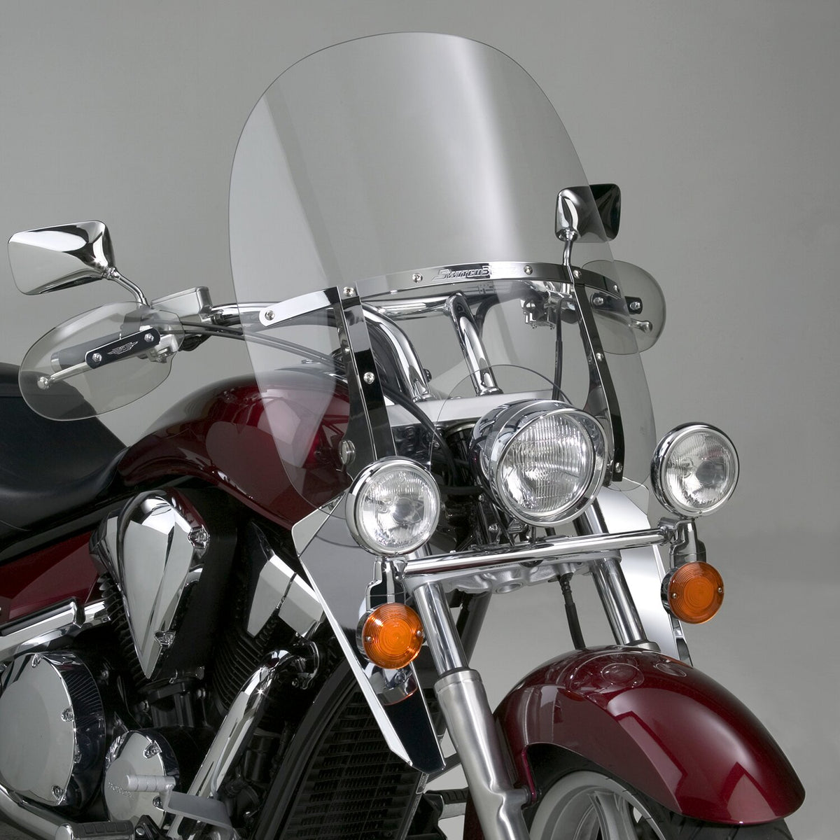 National Cycle SwitchBlade® Quick Release Windshield 2-Up® Clear