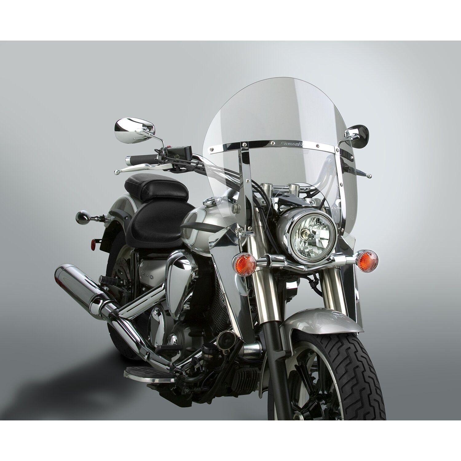 National Cycle SwitchBlade® Quick Release Windshield Chopped™ Clear
