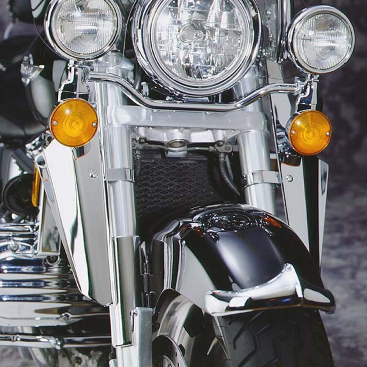 National Cycle cast front fender tip chrome