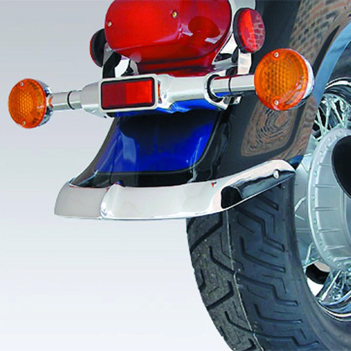 National Cycle cast rear fender tip chrome