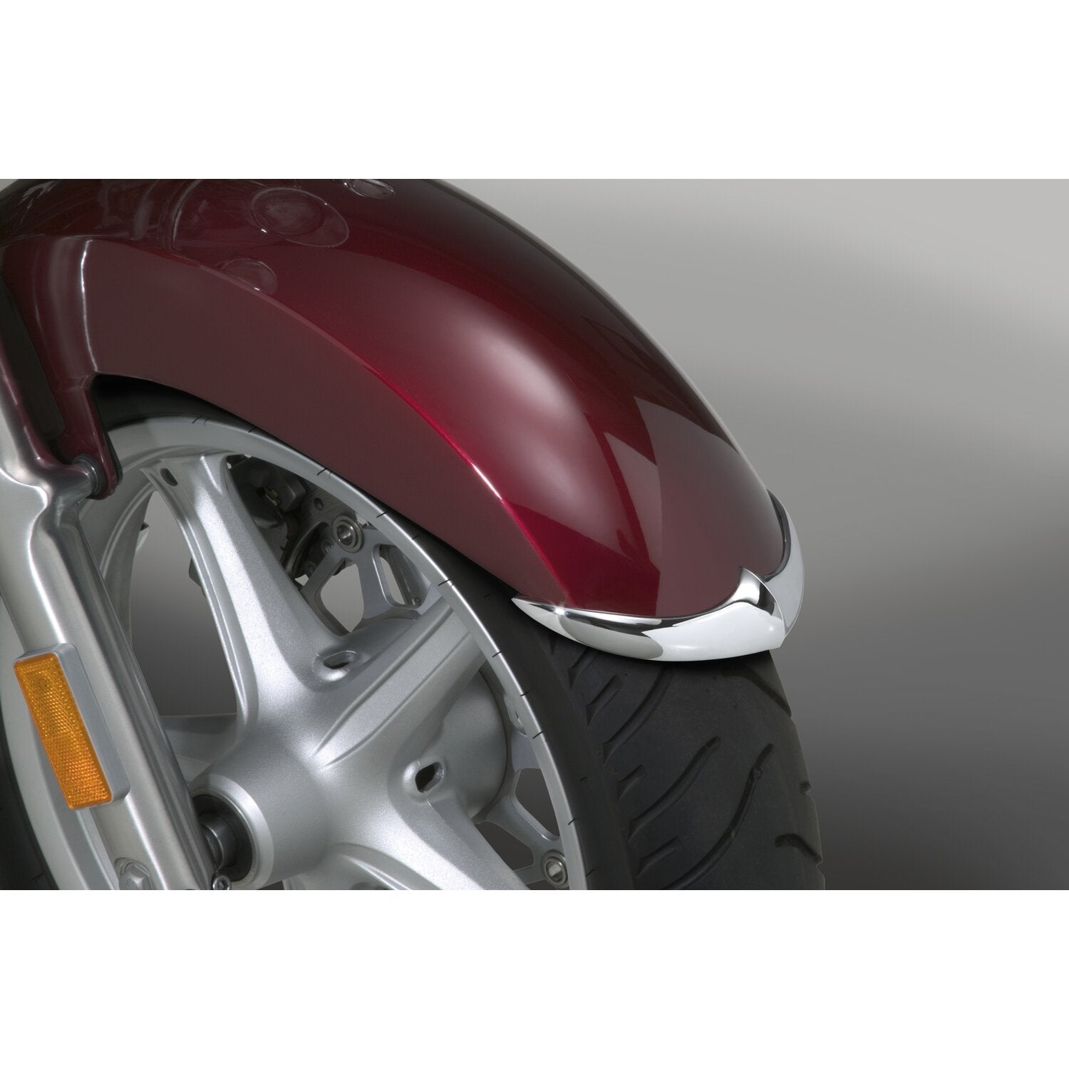 National Cycle cast front fender tip set chrome