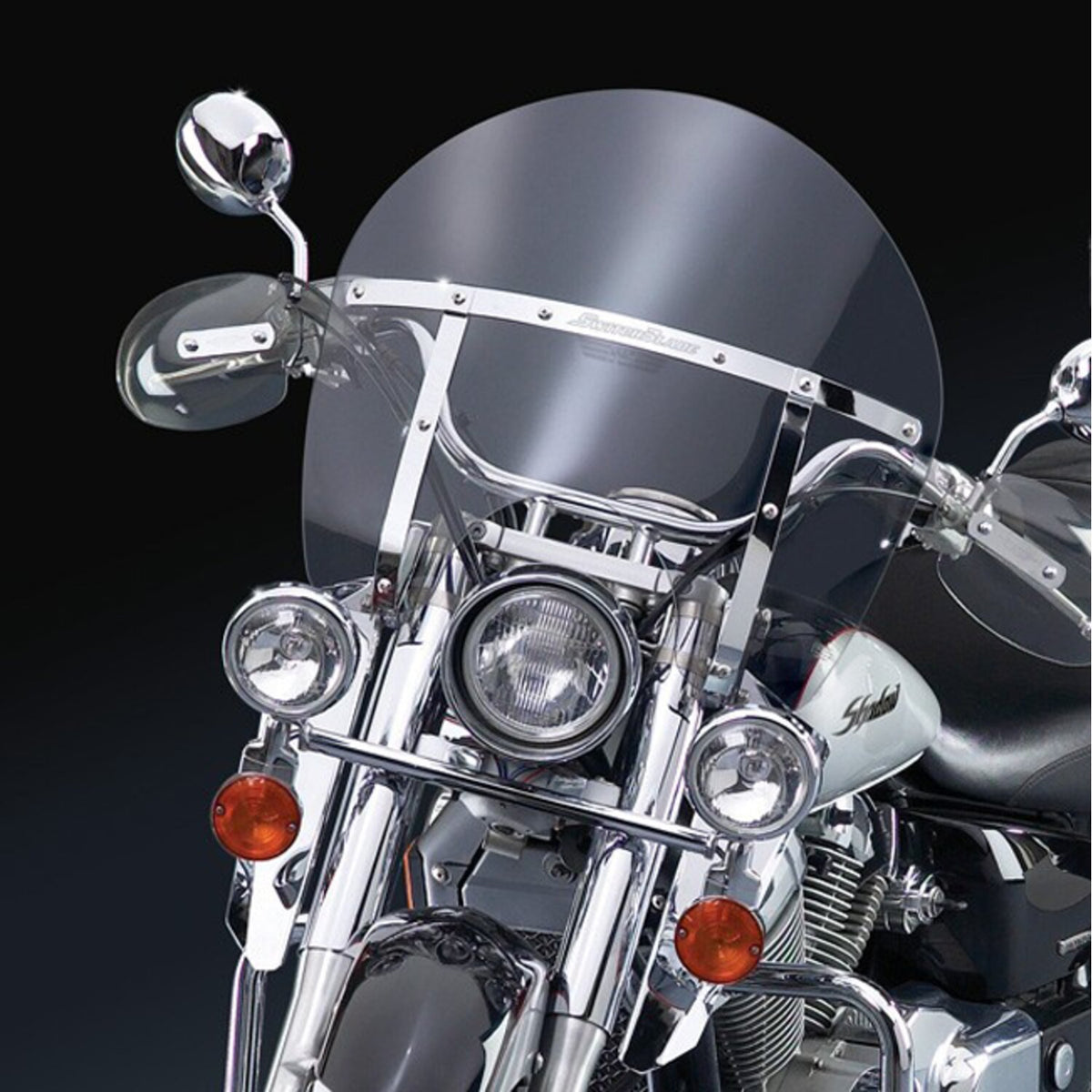 National Cycle SwitchBlade® Quick Release Windshield Chopped™ Clear