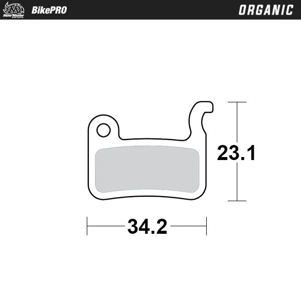 Moto-Master Organic Brake Pads for Shimano BR-RS505 XTR Deore XT