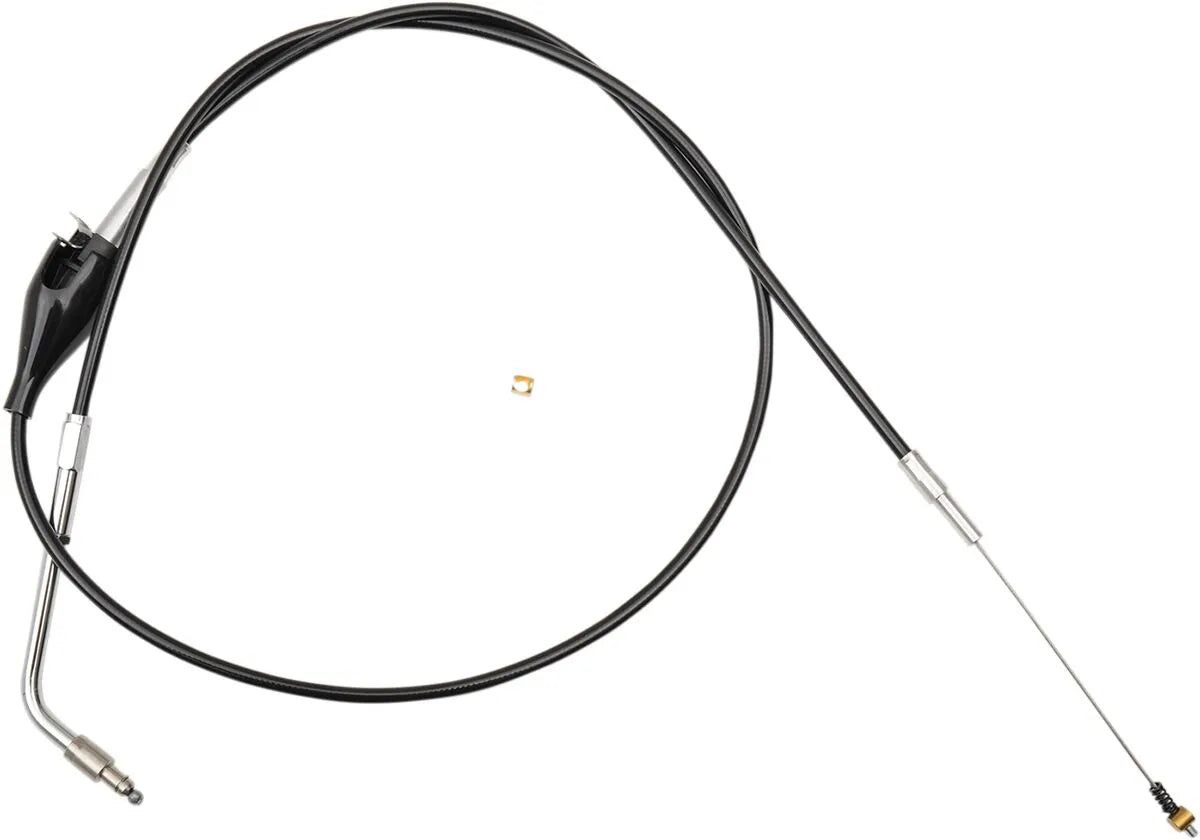 La Choppers Black Vinyl Braided Idle Cable for Handlebars