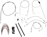 Burly Brand Complete Cable/Brake Line Kit for Ape Hanger