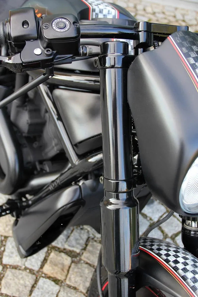 Cult Werk Fork Covers - Gloss Black Aluminum