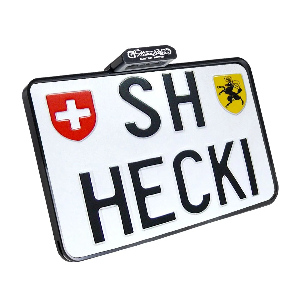 Heinz Bikes Side Mount License Plate Holder For Harley Davidson