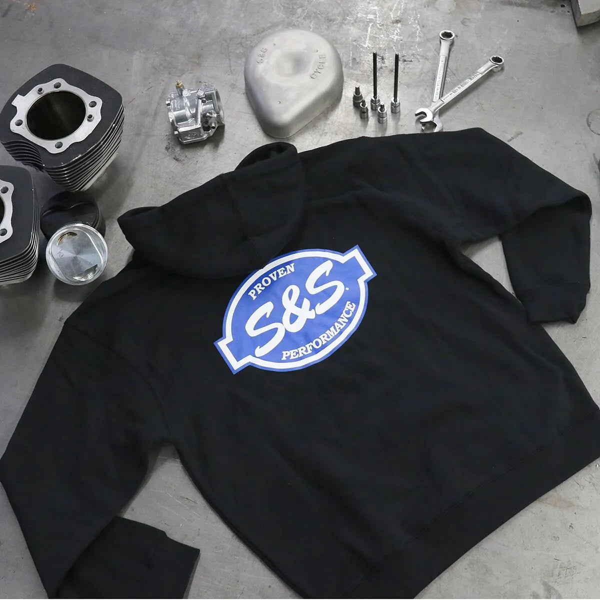S&S Cycle Hoody Black