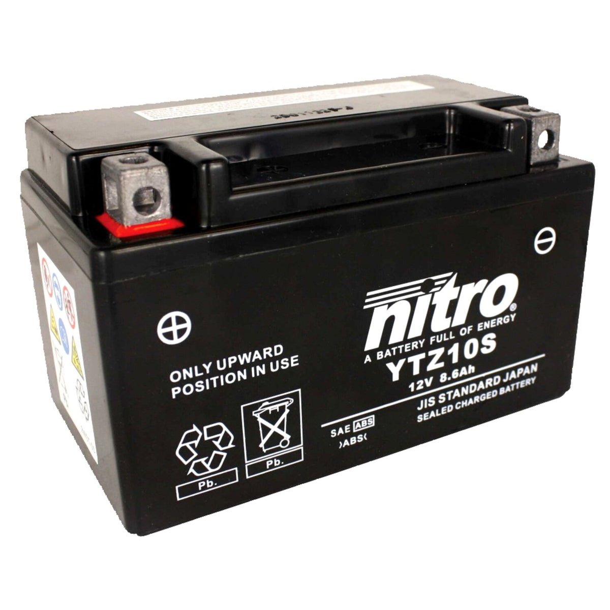 Nitro sealed YTZ10S AGM battery