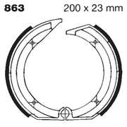 EBC plain brake shoes