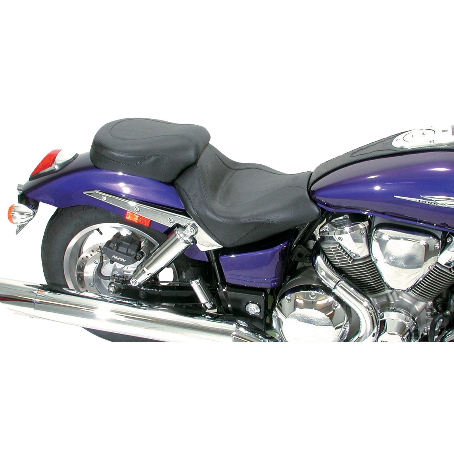Mustang 2-p vintage sport touring seat plain black