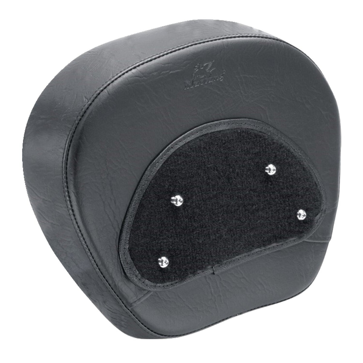 Mustang wide vintage sissy bar pad plain black