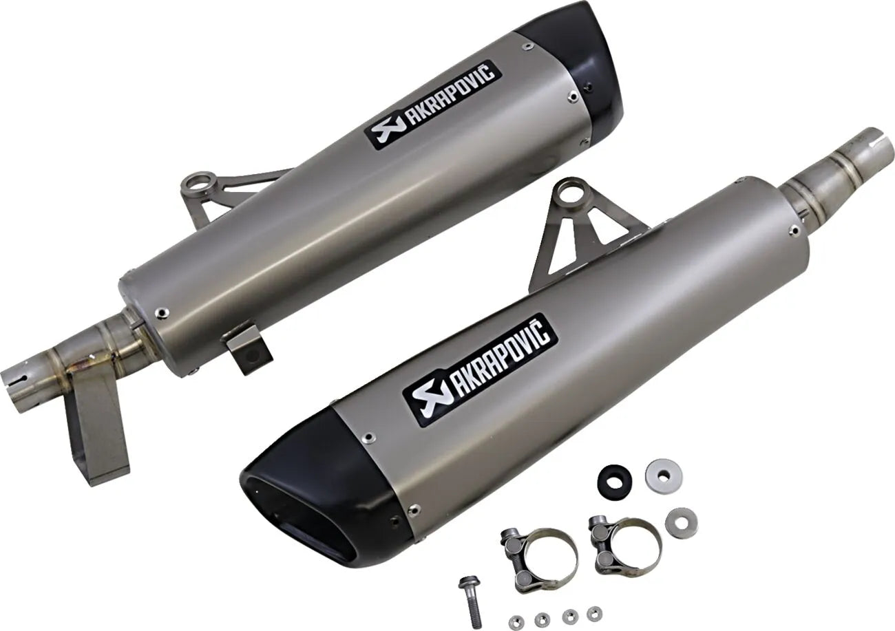 Akrapovic Titanium Slip-on Line Lyddæmper - ECE Godkendt til Gadebrug