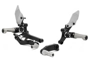 Gilles Tooling Adjustable Rearset Rct10gt - Black/silver
