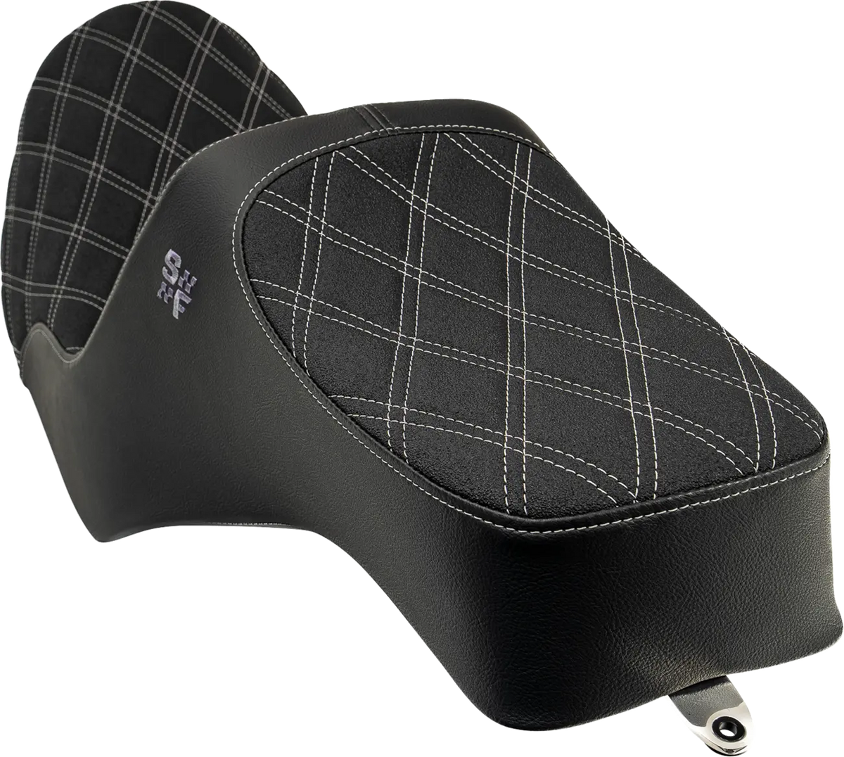 Slyfox High Noon Seat Silver Double Diamond for FXR 1982-1994