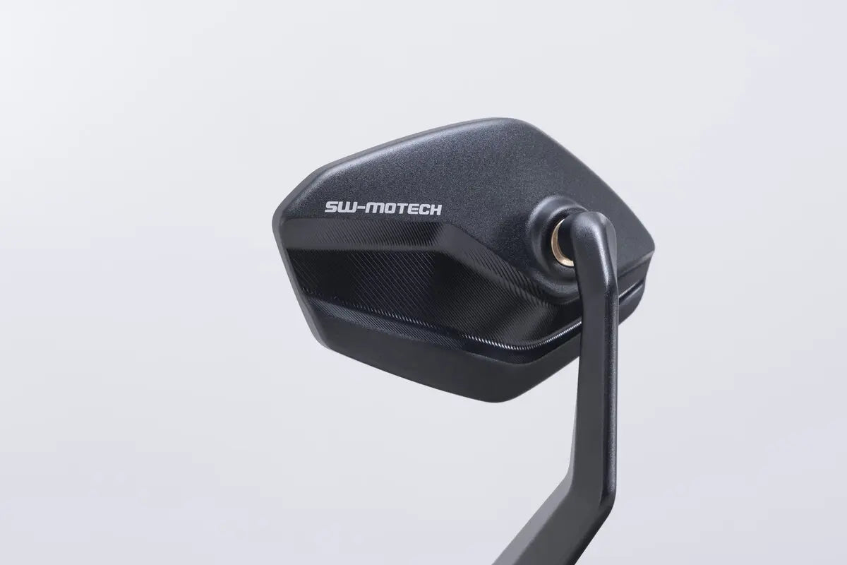Sw-motech Bar End Mirrors - Black Aluminum