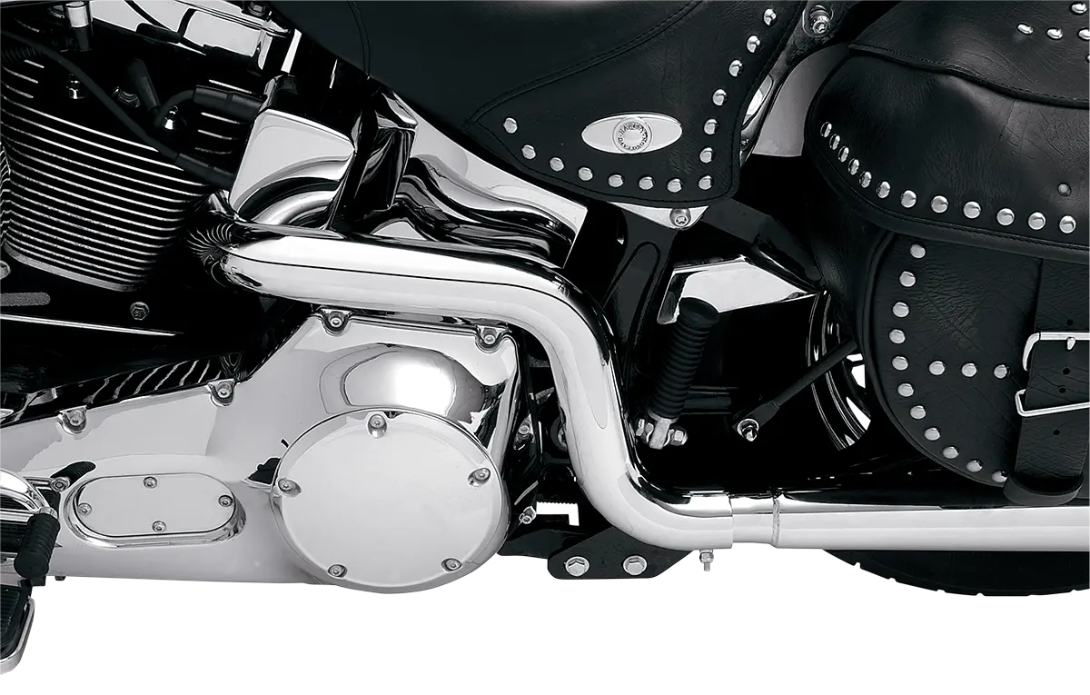 Bassani Xhaust Power Curve True-Dual Header Udstødning til Softail