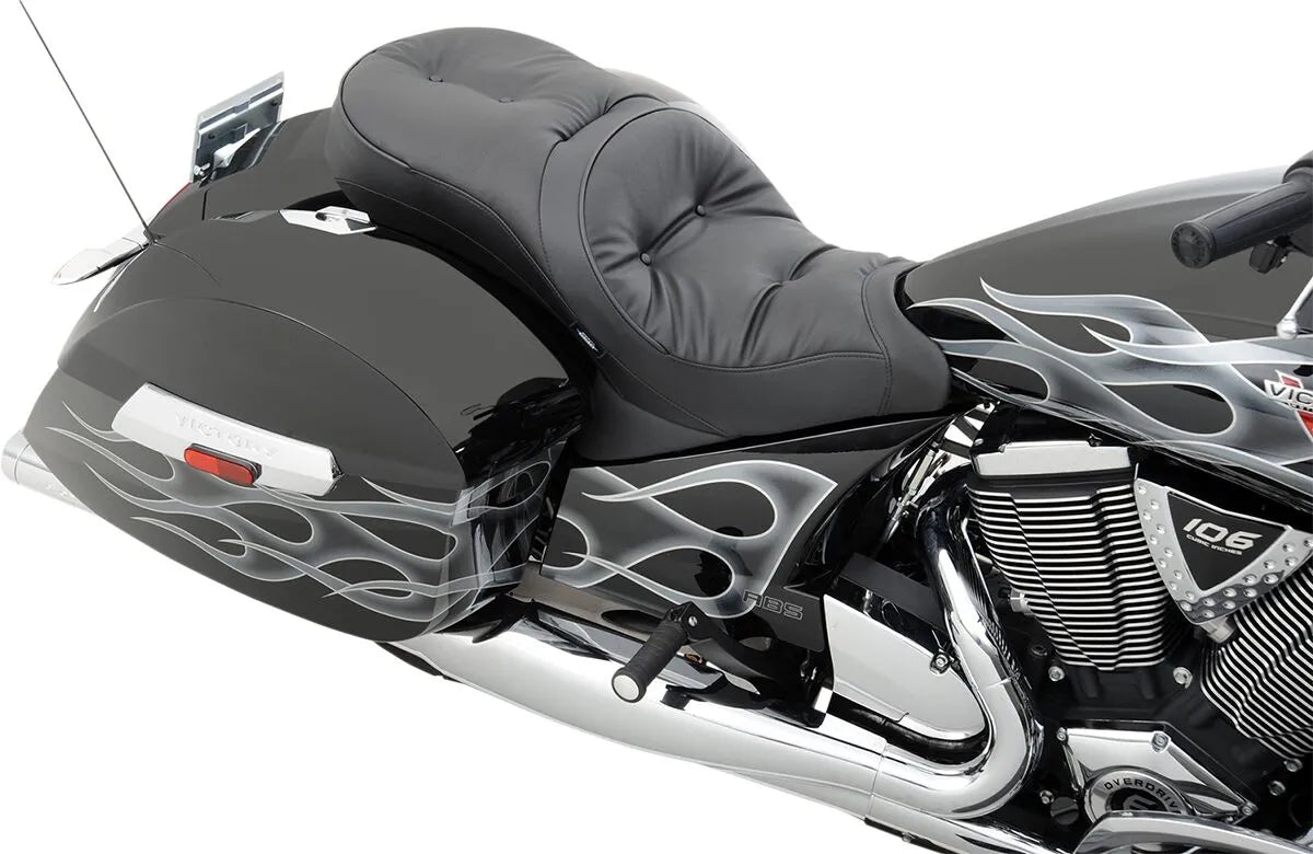Drag Specialties Low-profile Touring Seat - For VICTORY
