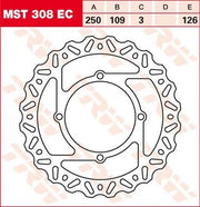 Trw Ec Cross Design Bremse Rotor - Foran