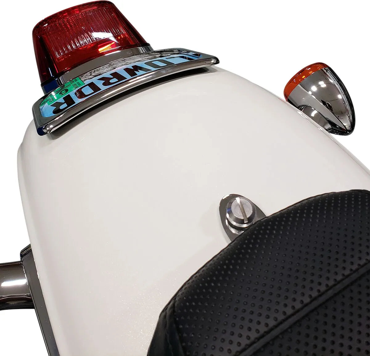 Drag Specialties Radius License Plate Mount For 8"+ Fenders