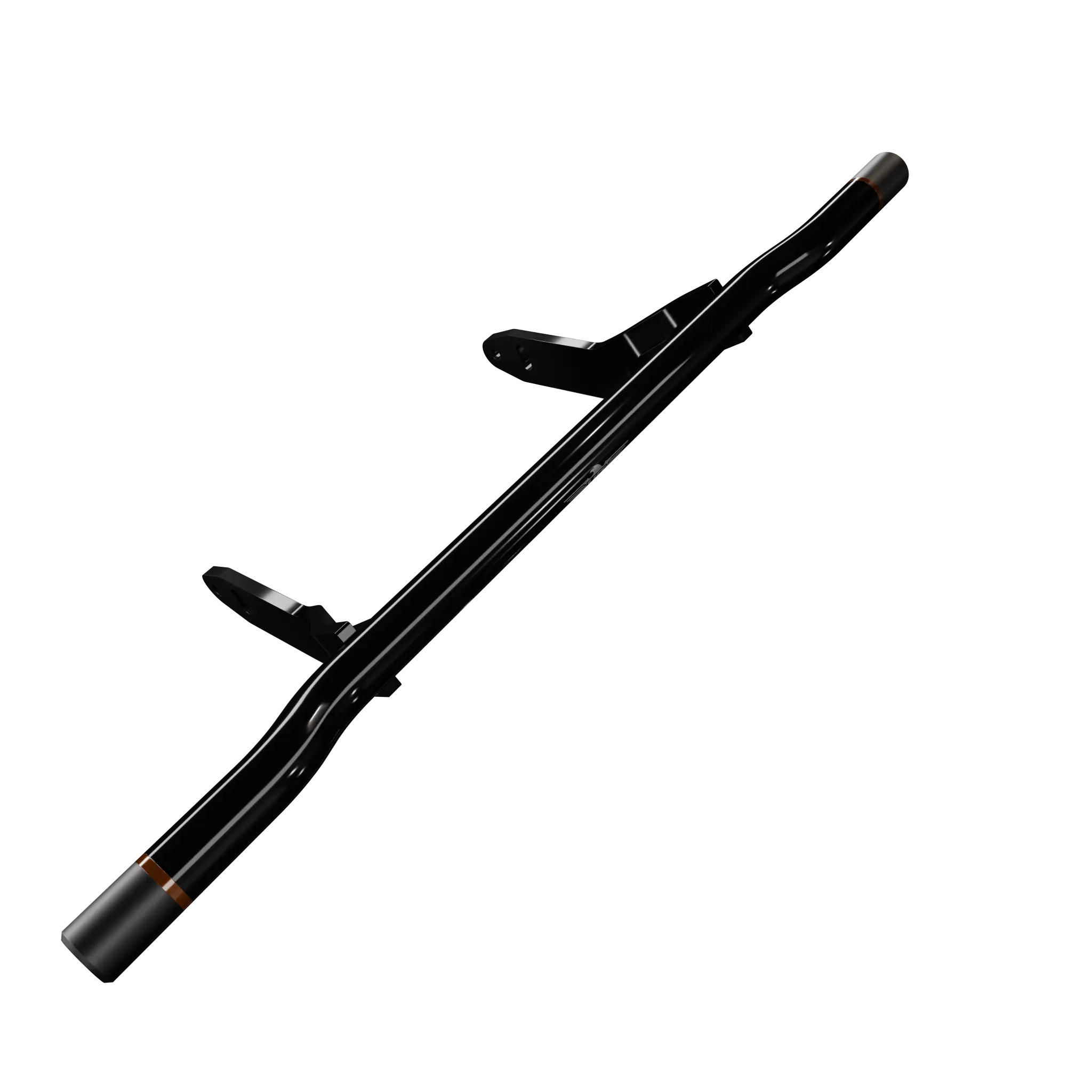Heinz Bikes Gloss Black Aluminum Motorcycle Crash Bar