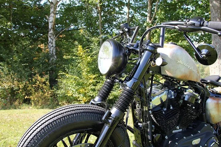 Cult Werk Fork Covers For Motorcycle Forks - Gloss Black