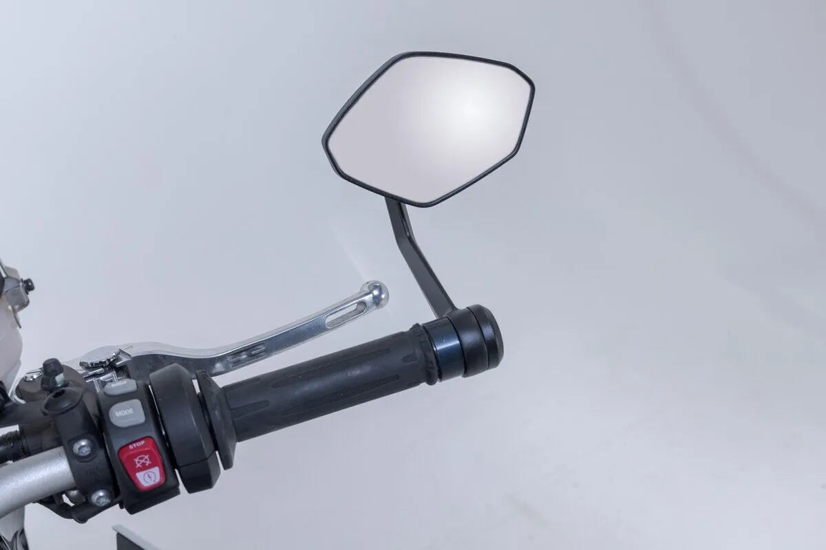 SW-Motech Bar End Mirrors - Black - MIR.07.865.10000