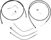 Burly Brand Complete Handlebar Cable/Line Kit for Ape Hangers